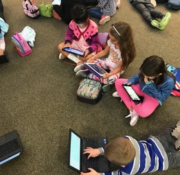 kids using computers